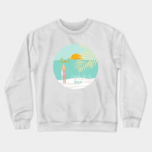 Longing for the beach Crewneck Sweatshirt